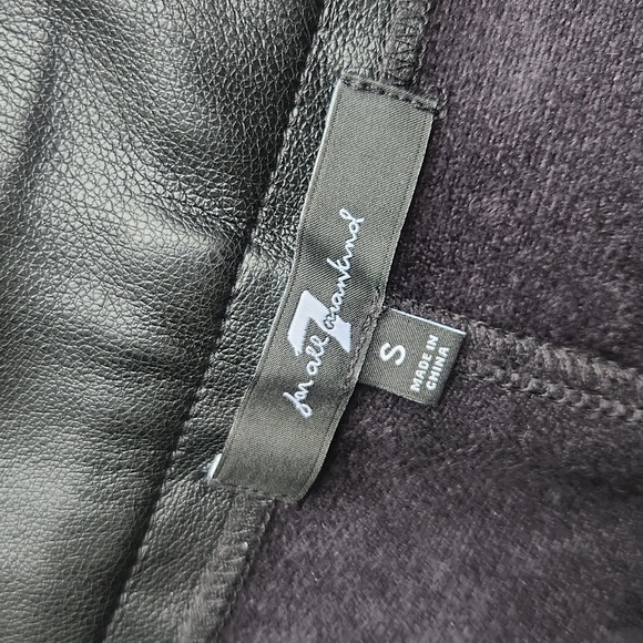 7 for all mankind pleather pants - Picture 6 of 11